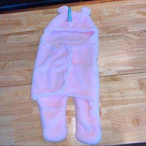 Baby Fleece Unicorn Swaddle